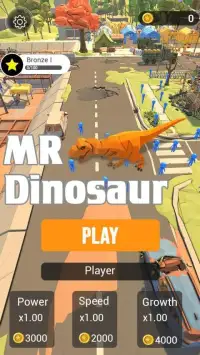 Mr Dino Run and Eat - Real Dinosaur fun Game Screen Shot 11