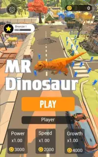 Mr Dino Run and Eat - Real Dinosaur fun Game Screen Shot 7