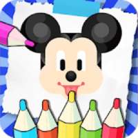 Coloring Mickey And Minnie Books