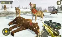 Howling Wolf:Wild animal hunter sniper 3D Screen Shot 6