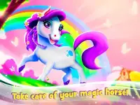 Unicorn Baby Care: Makeup and Magic Horse Salon Screen Shot 0