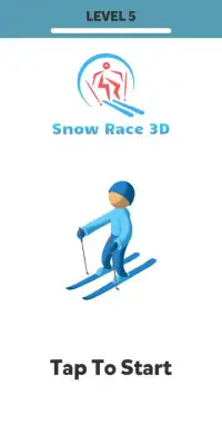 Snow Race 3D Screen Shot 2