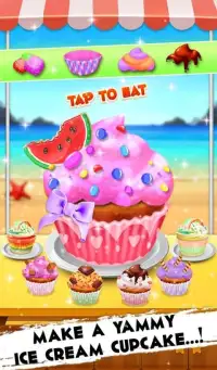 Yummy Watermelon Ice Candy - Slice & Cupcake Game Screen Shot 3