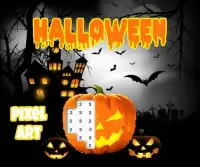 Pixel Art Halloween Color By Number Screen Shot 7