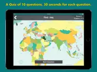 World Map & Geography Quiz Screen Shot 2
