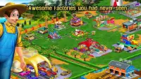 Farm & Factory Village - Frenzy Craft Game Screen Shot 3