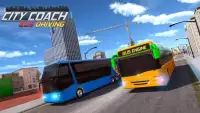 City Coach Bus Driving - Bus Games Screen Shot 2