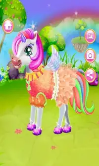 Unicorn Dress Up Makeup And Salon | Free Games Screen Shot 1