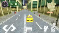 Taxi New York Service Driving Sim 3D Screen Shot 0