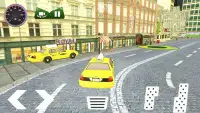 Taxi New York Service Driving Sim 3D Screen Shot 5