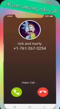 video call and chat simulation game Screen Shot 1
