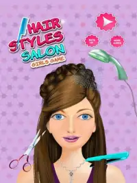 Hair Style Salon - Girls Games Screen Shot 4