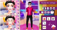 College Dress-up Girls Game: Get ready for Collage Screen Shot 2