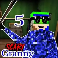 Pixel granny Block Fury 3D horror Craft Mod penny Screen Shot 0