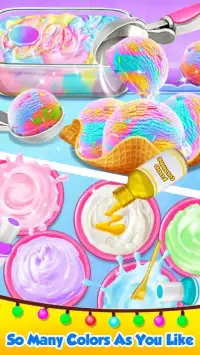 Unicorn Ice Cream Maker - Carnival Fair Food 2018 Screen Shot 2