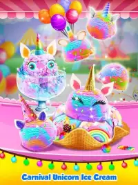 Unicorn Ice Cream Maker - Carnival Fair Food 2018 Screen Shot 5