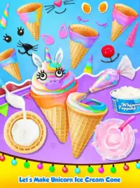 Unicorn Ice Cream Maker - Carnival Fair Food 2018 Screen Shot 9