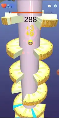 Pineapple Helix Crush - Tower Helix Jump Screen Shot 3