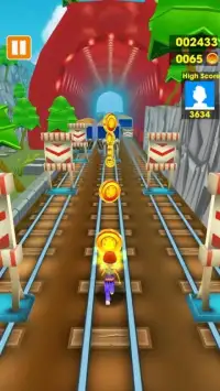 Subway Train - Endless Surf Run 3D Screen Shot 0