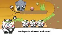 Elephant *: Math Game for second, third graders Screen Shot 0