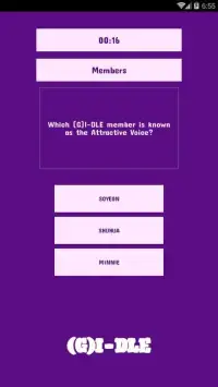 (G)I-DLE Quiz Screen Shot 3