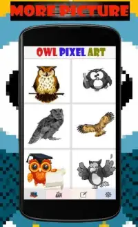Owl Color By Number - Pixel Art Screen Shot 6