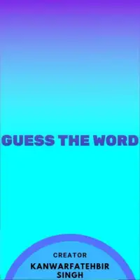Guess the Word Screen Shot 3