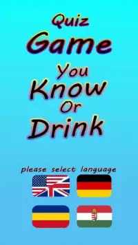Know Or Drink - Drinking Game Screen Shot 0