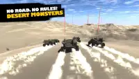 Desert Monsters Racing Game (single & multiplayer) Screen Shot 2