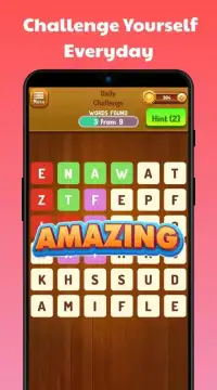Word Champ -Free Word Game Puzzle Screen Shot 1