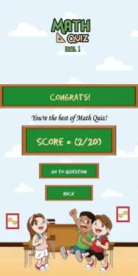 Math Trivia Quiz Screen Shot 2