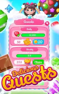 Delicious Sweets Smash : Match 3 Candy Puzzle 2020 Screen Shot 5