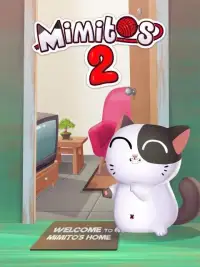 My Cat Mimitos 2 – Virtual pet with Minigames Screen Shot 0