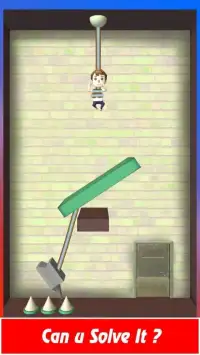Rescue The Boy Cut Rope Puzzle Screen Shot 2