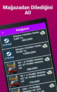 Çarkla Kazı Kazan - Steam Kodlarını Ücretsiz Al! Screen Shot 8