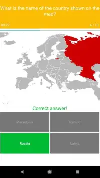 Europe Map Quiz - European Countries and Capitals Screen Shot 31