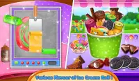 Ice Cream Rolls Maker- Rainbow Sandwich Food Stall Screen Shot 3