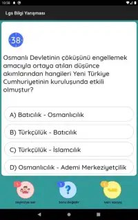 Lgs Tüm Dersler Bilgi Yarışması 8. Sınıf testleri Screen Shot 2