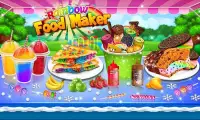 Ice Cream Rolls Maker- Rainbow Sandwich Food Stall Screen Shot 11