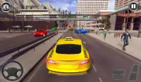 New Taxi Driving Sim 2020 .- Taxi Simulator Screen Shot 0