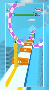 Cube Surfer!! 3D Screen Shot 2