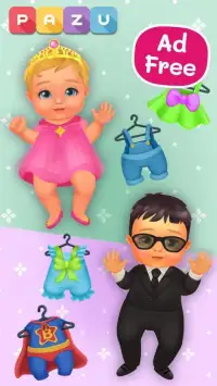 Chic Baby 2 - Dress up & baby care games for kids Screen Shot 22