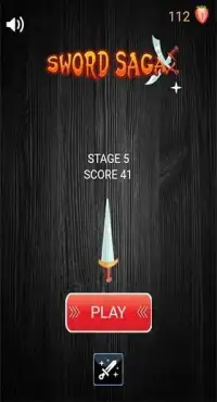 Sword Saga - Free Knife Hit Ninja Arcade Game Screen Shot 4