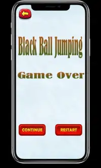 black ball jumping Screen Shot 0