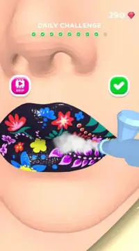 Lip Art !! 3D Screen Shot 6