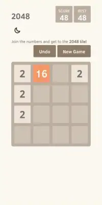 2048 - Puzzle Mind Game Screen Shot 2