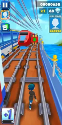 Sonic Boy Runner - Subway Screen Shot 0