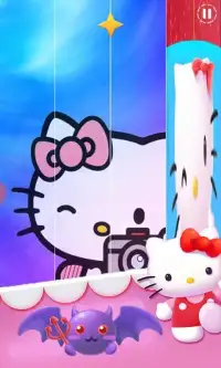 Pink Hello Kitty Piano Tiles & hello kitty games Screen Shot 0