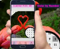 Flamingo Bird Color By Number-Animal Pixel Art Screen Shot 4