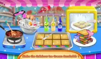 Ice Cream Rolls Maker- Rainbow Sandwich Food Stall Screen Shot 2